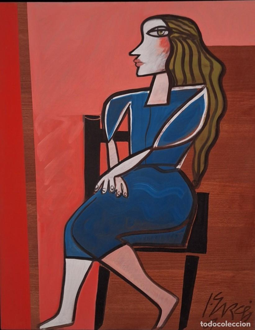 Arte: JUAN GARC&Eacute;S (1935 - 2014) - &Oacute;LEO SOBRE TABLA