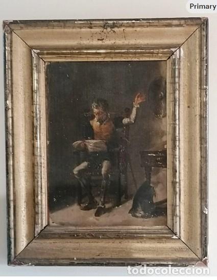 Arte: &Oacute;leo del siglo XIX figura renacentista