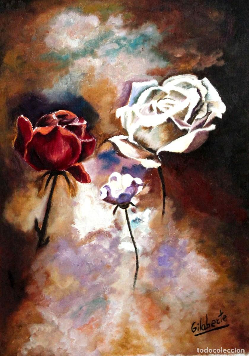 Arte: Rosas obra de Mercedes Gilaberte