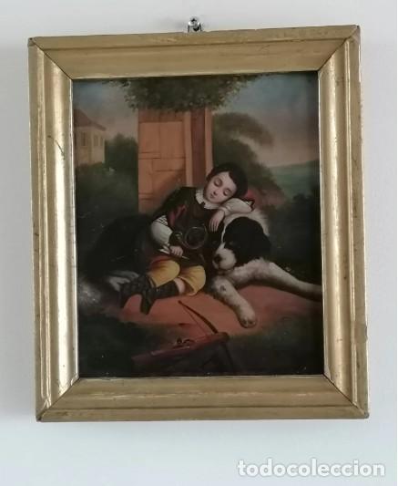 Arte: &Oacute;leo del siglo XIX escuela Inglaterra