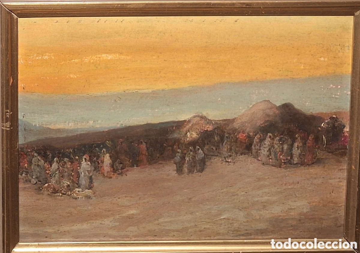 Arte: MERCADO DEL NORTE DE &Aacute;FRICA POR FRANCISCO LAMEYER (1825-77)