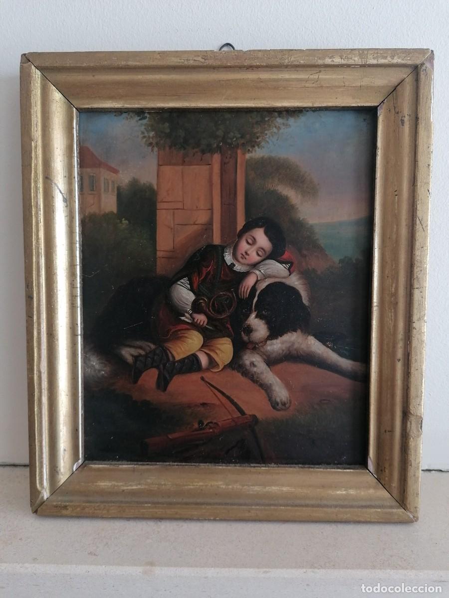 Arte: &Oacute;leo del siglo XIX escuela Inglaterra