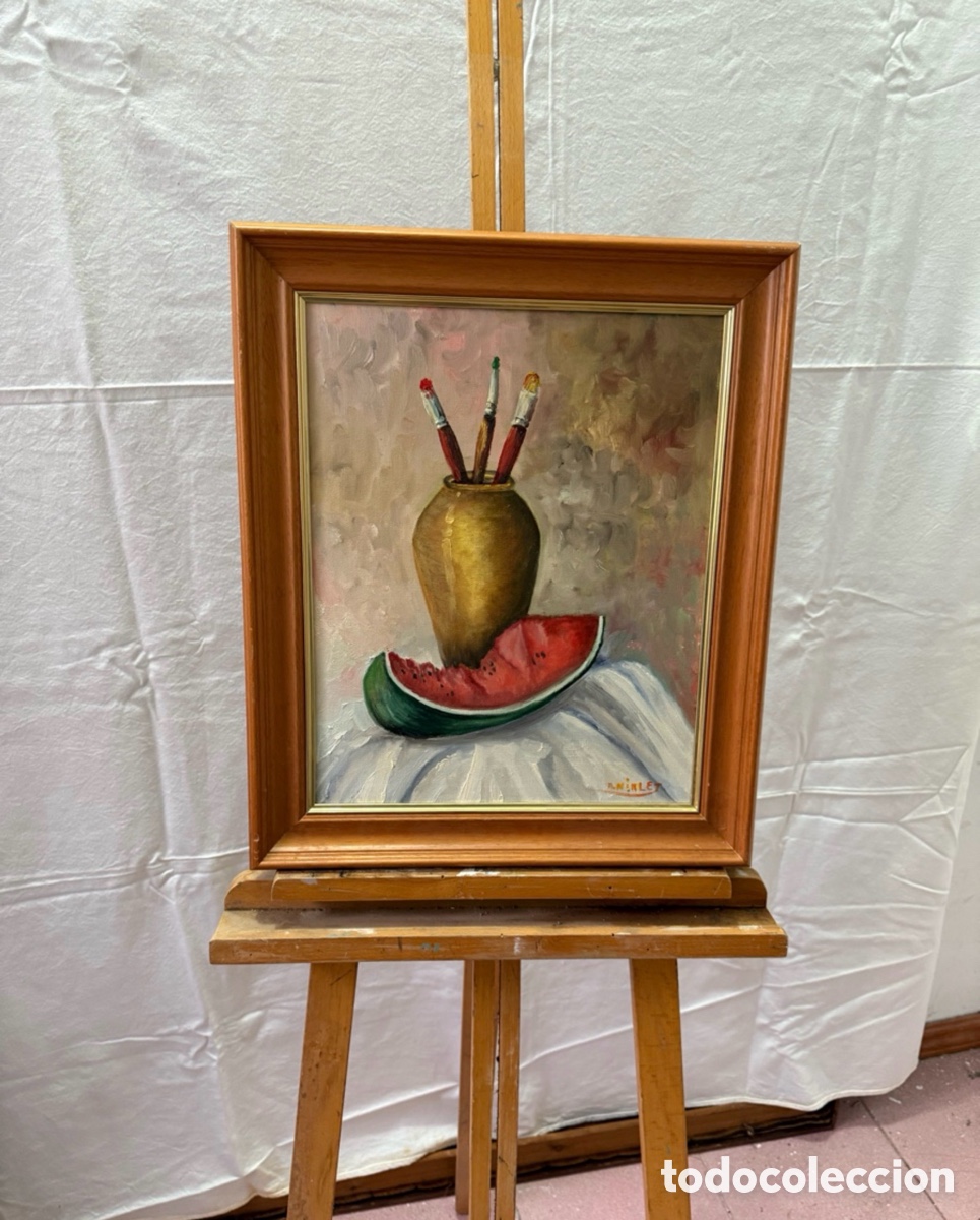 Art: Brunet Castell&agrave;. Mu&ntilde;eca de trapo. &Oacute;leo sobre lienzo firmado. Espa&ntilde;a siglo XX. 65 x 54 cm