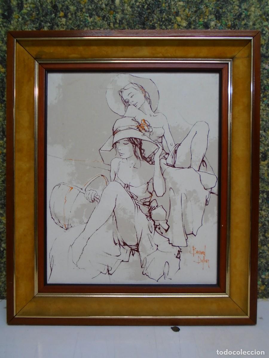 Arte: CUADRO DEL PINTOR FRANCES BERNARD DUFOUR,ACRILICO SOBRE TELA.