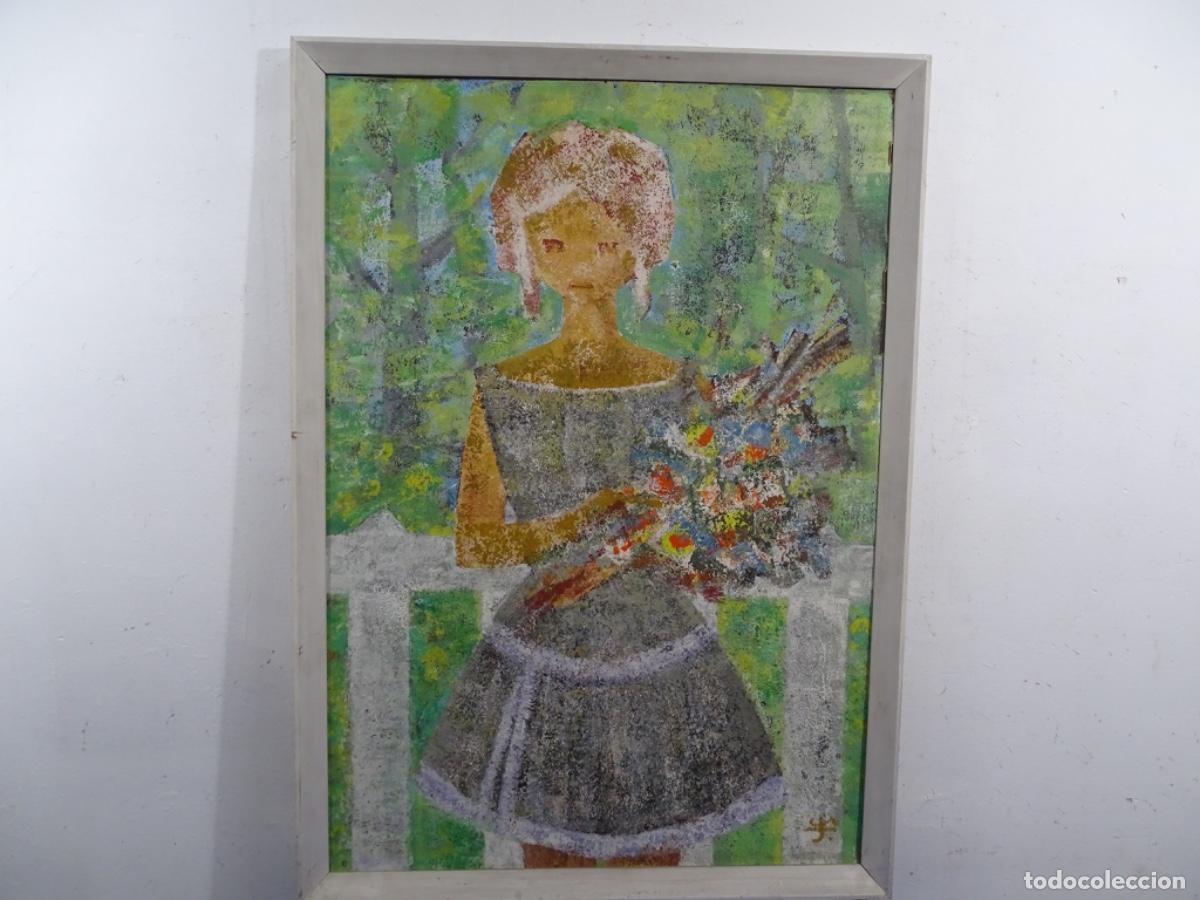 Arte: GRAN TECNICA MIXTA JOSEP CAMI ALIART. RETRATO. ESTILO PERSONAL.