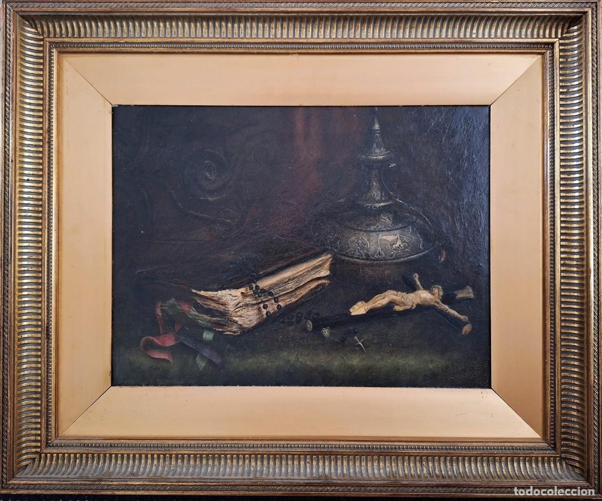 Arte: Pintura al &oacute;leo &rdquo;Escuela inglesa &rdquo; &rdquo; Tem&aacute;tica Religiosa