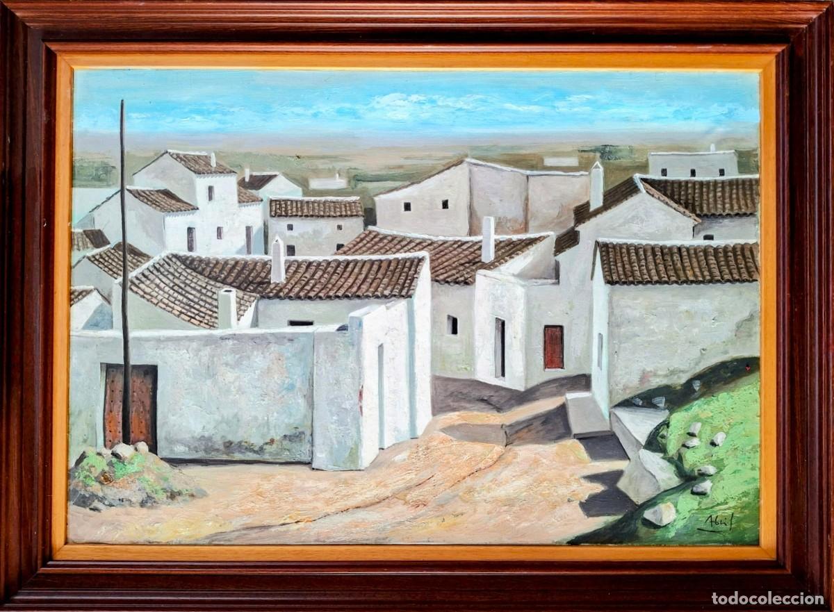 Arte: Pintura al &oacute;leo del pintor Miguel Mu&ntilde;oz Abril &rdquo; La Mancha &rdquo;