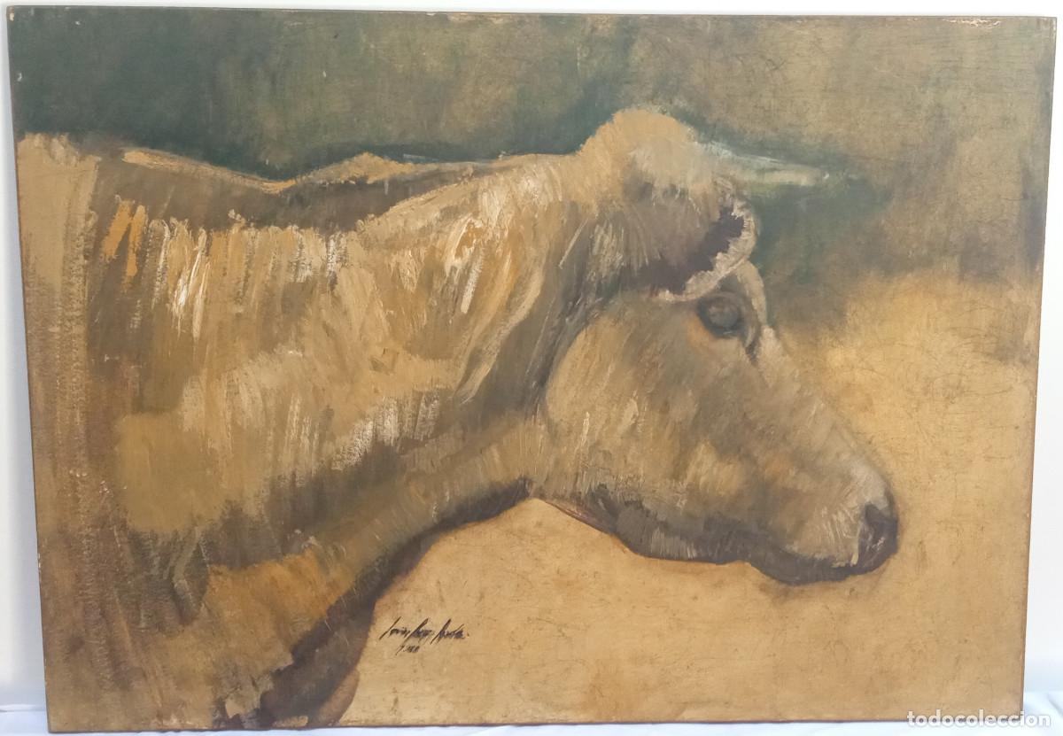 Arte: Javier P&Eacute;REZ PRADA (n. 1963) - Retrato Animalista (70x50) - Pintura Original sobre Tabla - Firmado