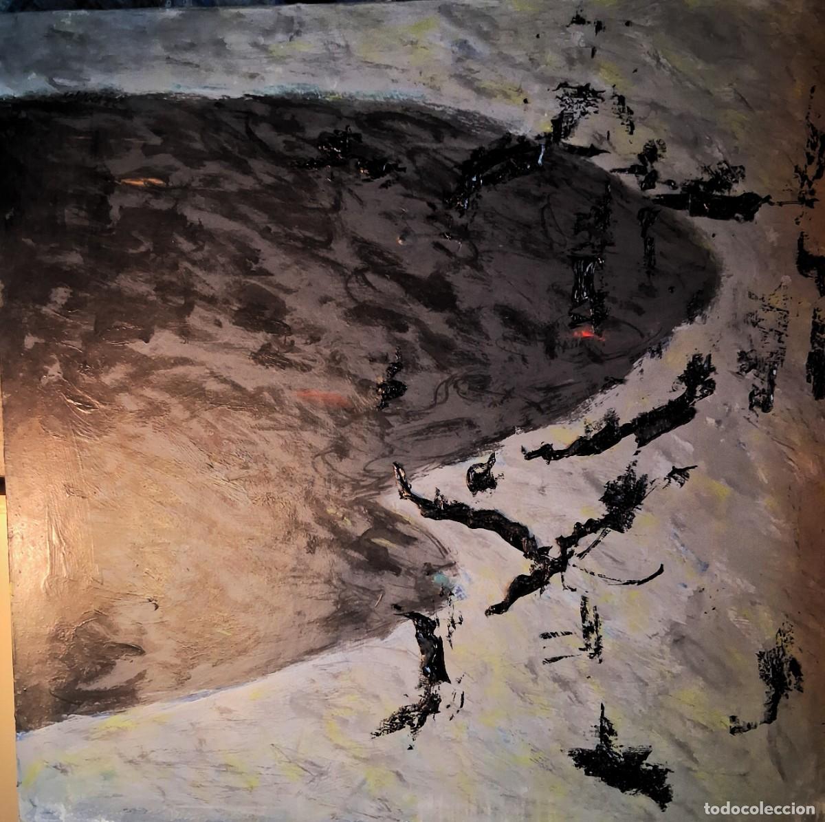 Arte: RAFA CALDUCH (VILLAR DEL ARZOBISPO,1943-VALENCIA,2025) &rdquo;TIBUR&Oacute;&rdquo; &Oacute;LEO SOBRE LIENZO (75 x 75) 1982