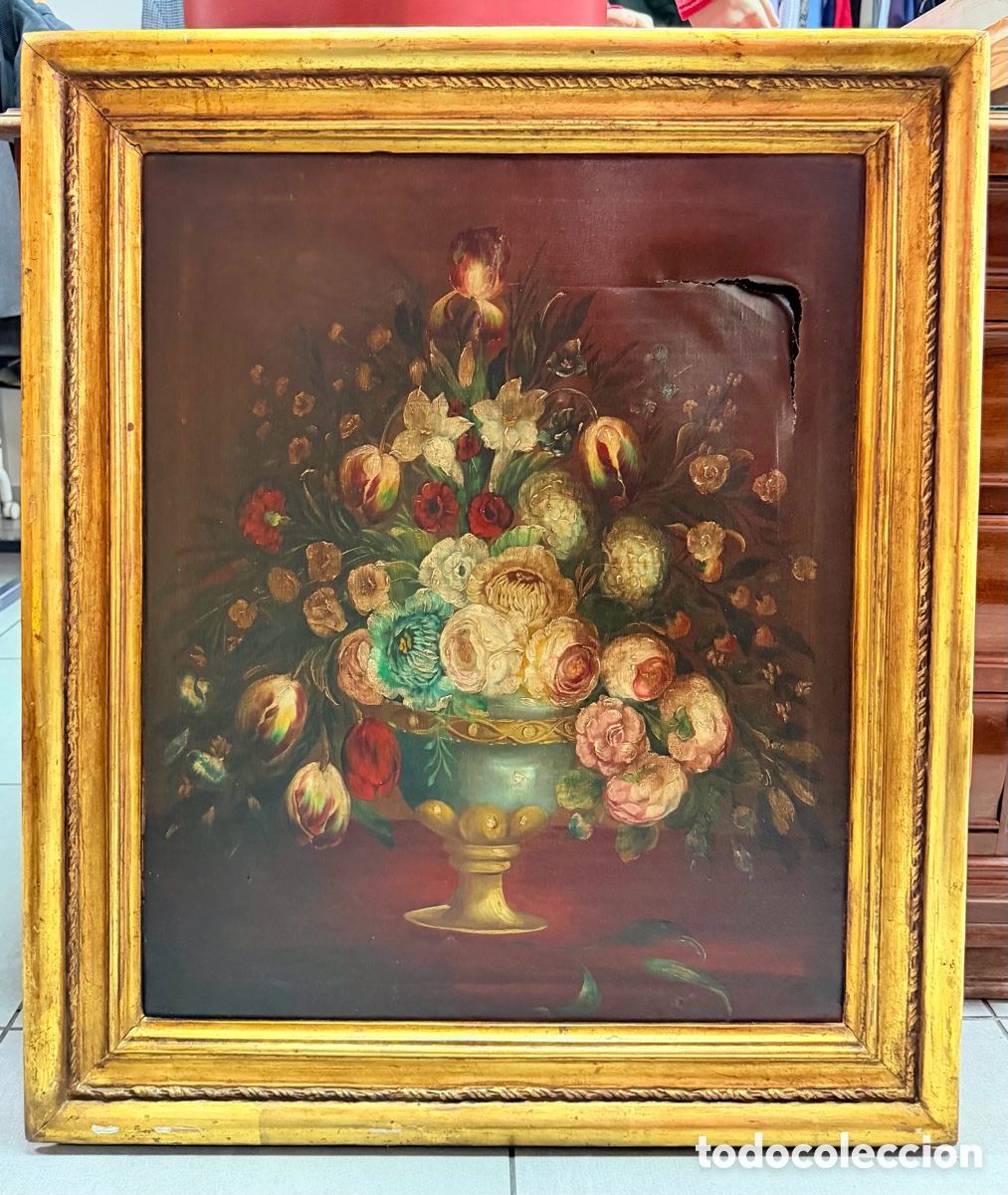 Arte: Pintura al &Oacute;leo Bodeg&oacute;n S. XVIII