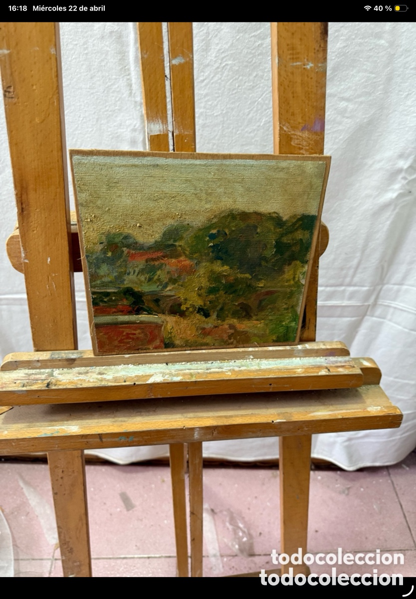 Arte: &Oacute;leo paisaje sobre t&aacute;blex. Pintura paisajista siglo XX