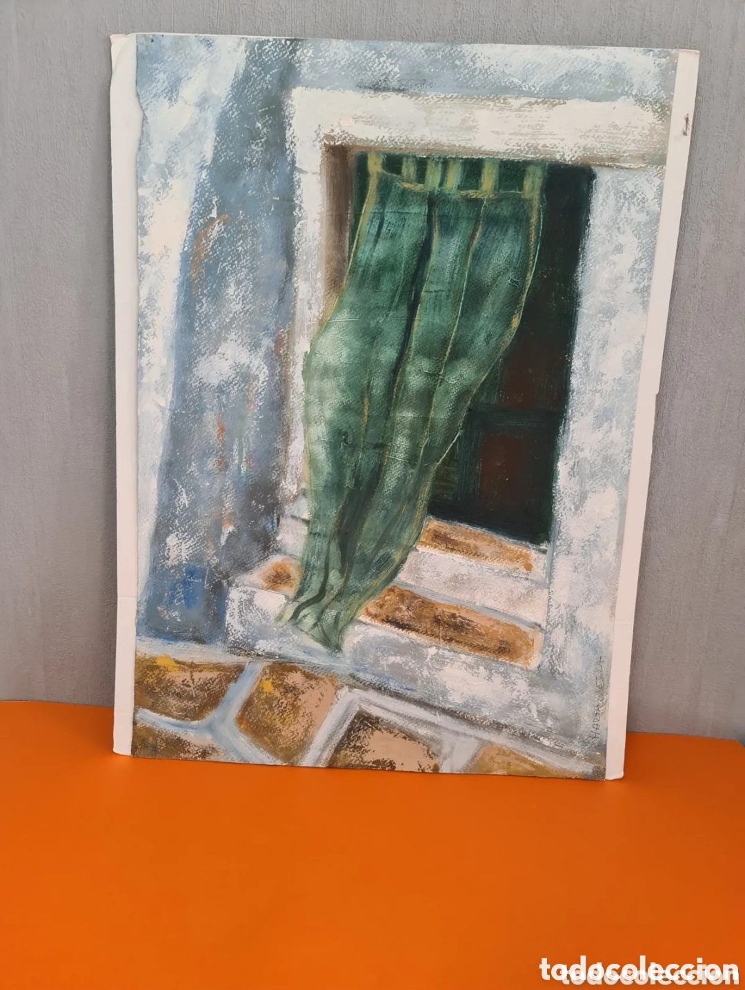 Arte: Precioso &oacute;leo, firmado por el autor