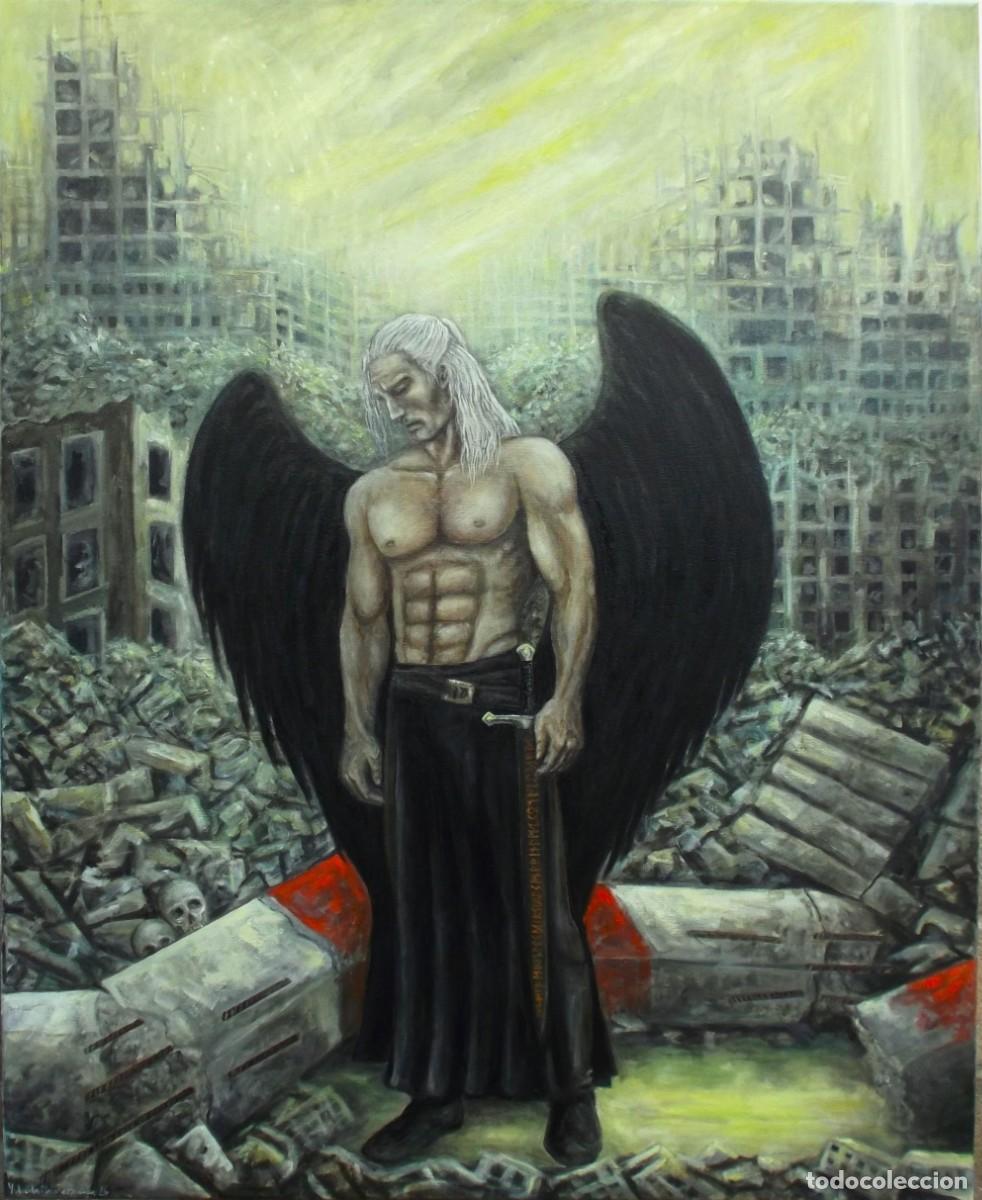 Arte: Futuro, &oacute;leo sobre lienzo 100 x 81 cm - Yolanda Molina Bra&ntilde;as - Certificado