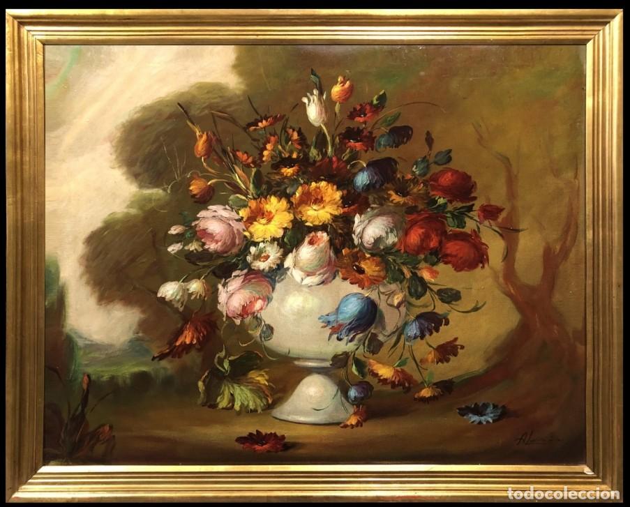 Arte: N&Eacute;STOR RUFINO DE ALARC&Oacute;N (1932-1988) - FLORERO NEOCL&Aacute;SICO