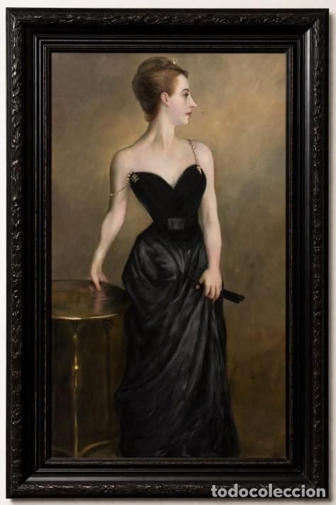 Arte: RETRATO DE MADAME - ESCUELA EUROPEA (C. 1960)