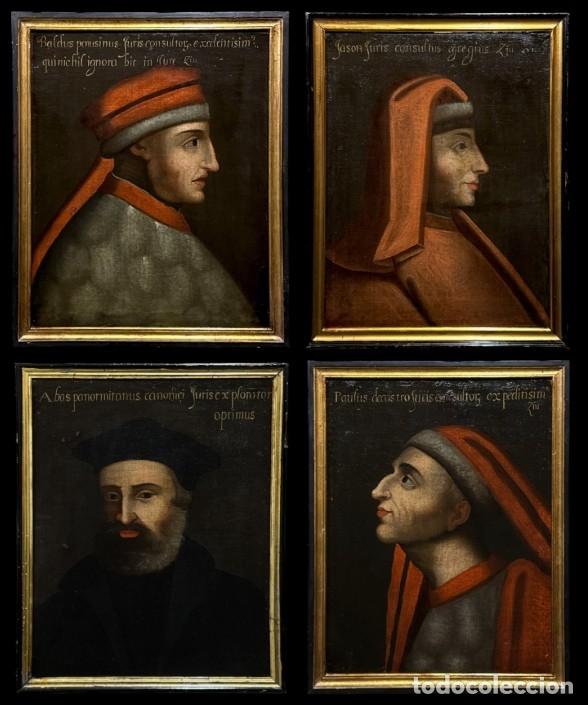 Arte: ESCUELA ROMANA S. XVI-XVII - BALDO DEGLI UBALDI, ABBAS PARNOMITANUS, PAOLO DE CASTRO Y GIASONE
