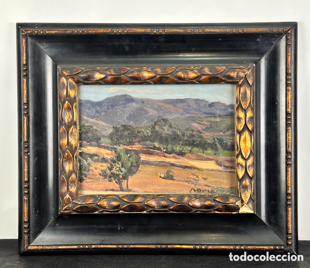 Art: JOAN BAPTISTA PORCAR(1889-1974) - OLEO TELA - PAISAJE CON ARBOLES