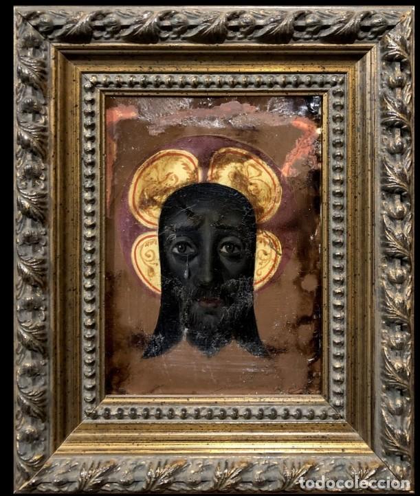 Arte: EL SANTO ROSTRO - ESCUELA ESPA&Ntilde;OLA O COLONIAL S. XVIII