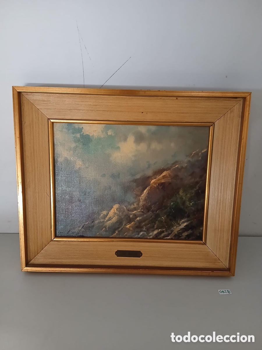 Arte: &Oacute;leo firmado por autor Luis Masso