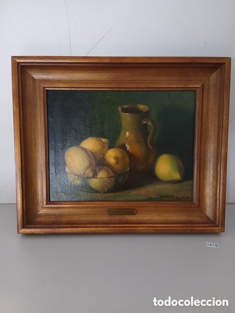 Arte: &Oacute;leo firmado &Aacute;lvaro de luna