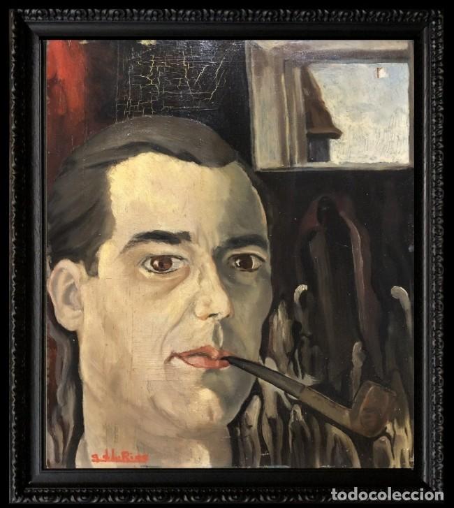 Arte: AUTORRETRATO DE GARC&Iacute;A DE LOS R&Iacute;OS - S. XX