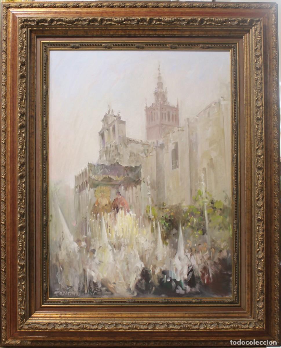 Arte: La Amargura - Ferreira - &Oacute;leo sobre lienzo