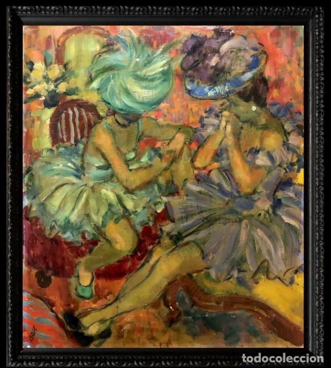 Arte: MARIUS BOSC (1940) - ENTRE BAMBALINAS