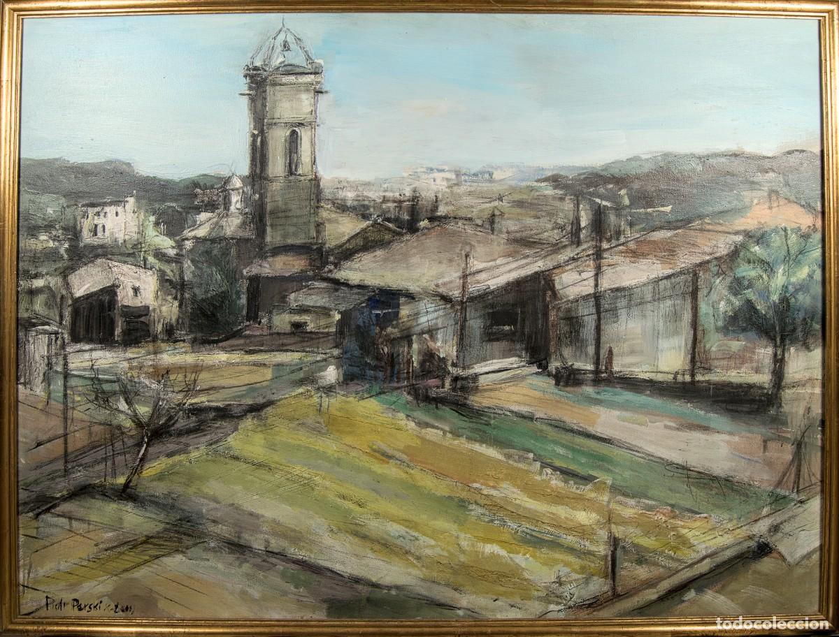 Arte: Piotr Perski - Gran Paisaje Expresionista - &Oacute;leo Mat&eacute;rico Gran Formato (134x103 cm)