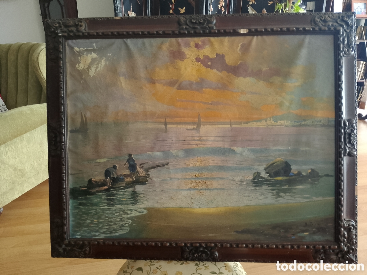 Arte: Marina. Autor: M. Tejero (Sevilla) 1943