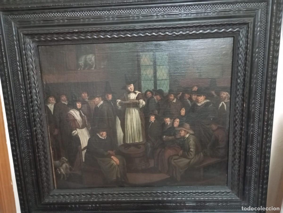 Arte: EGBERT VAN HEEMSKERCK I (1634-1704 - &ldquo;Reunion de Cuaqueros&rdquo;