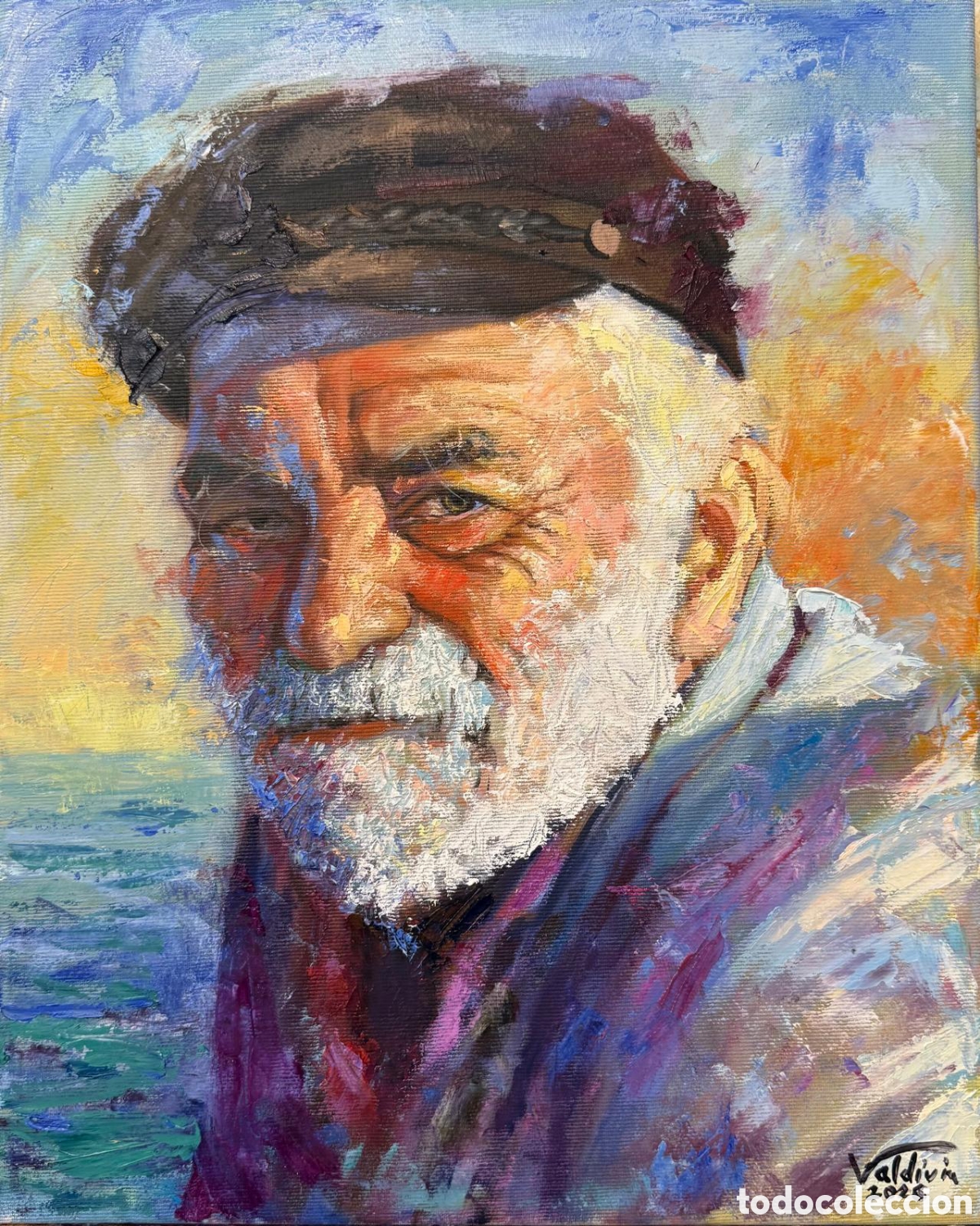 Arte: &rdquo;Retrato de Pescador&rdquo;