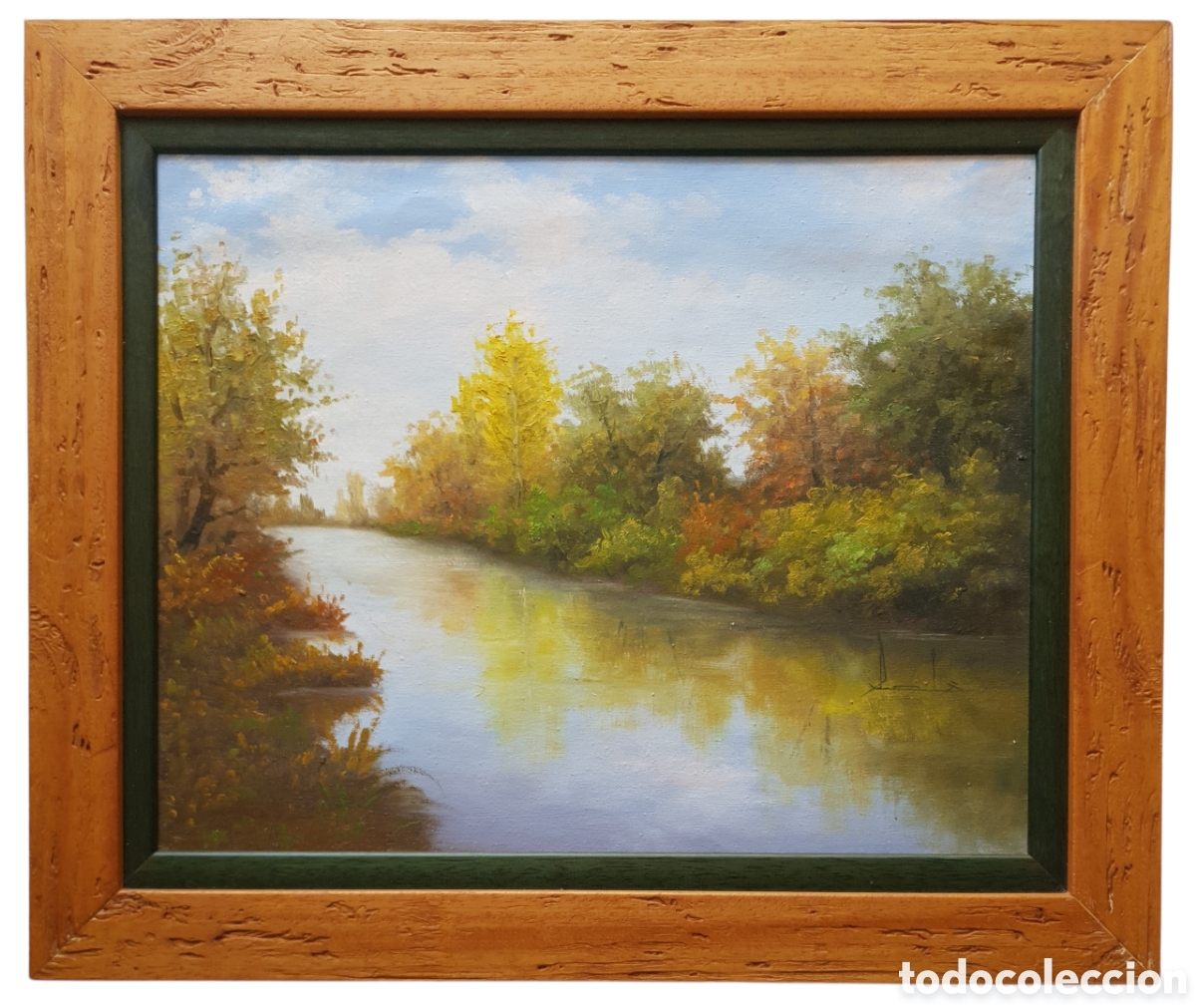 Arte: Firmado Sol&agrave; - Paisaje Oto&ntilde;al.Oleo/Tela.