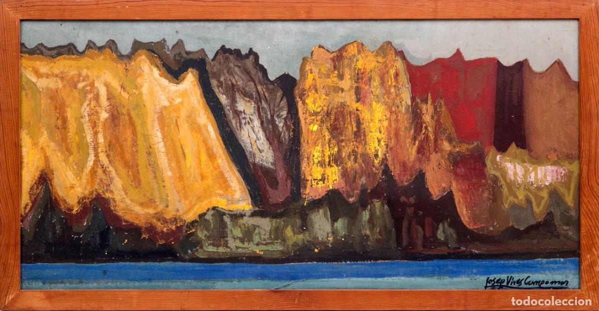 Arte: JOSEP VIVES CAMPOMAR - ACANTILADOS - OBRA DE JUVENTUD