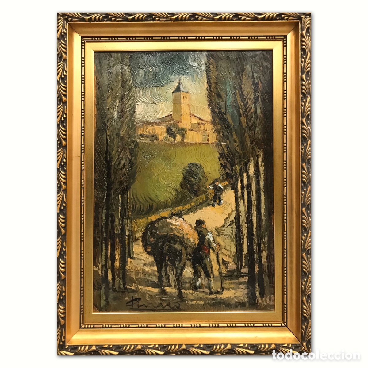 Arte: &rdquo;Rinc&oacute;n de Jaca&rdquo; Juan Gallego Pinazo (ca.1920), 1960 aprox