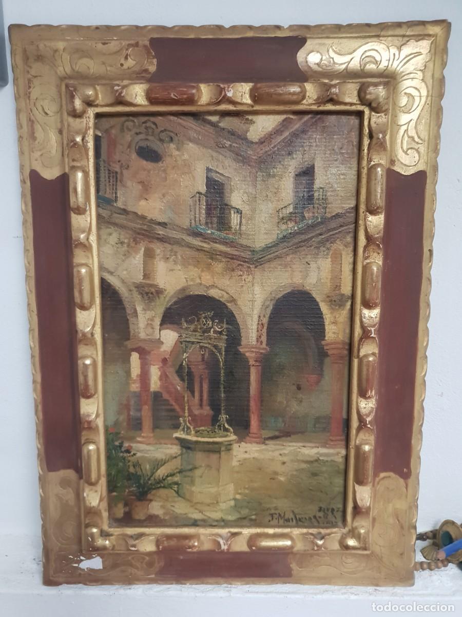 Arte: Jose Montenegro y capell siglo xix oleo sobre tabla