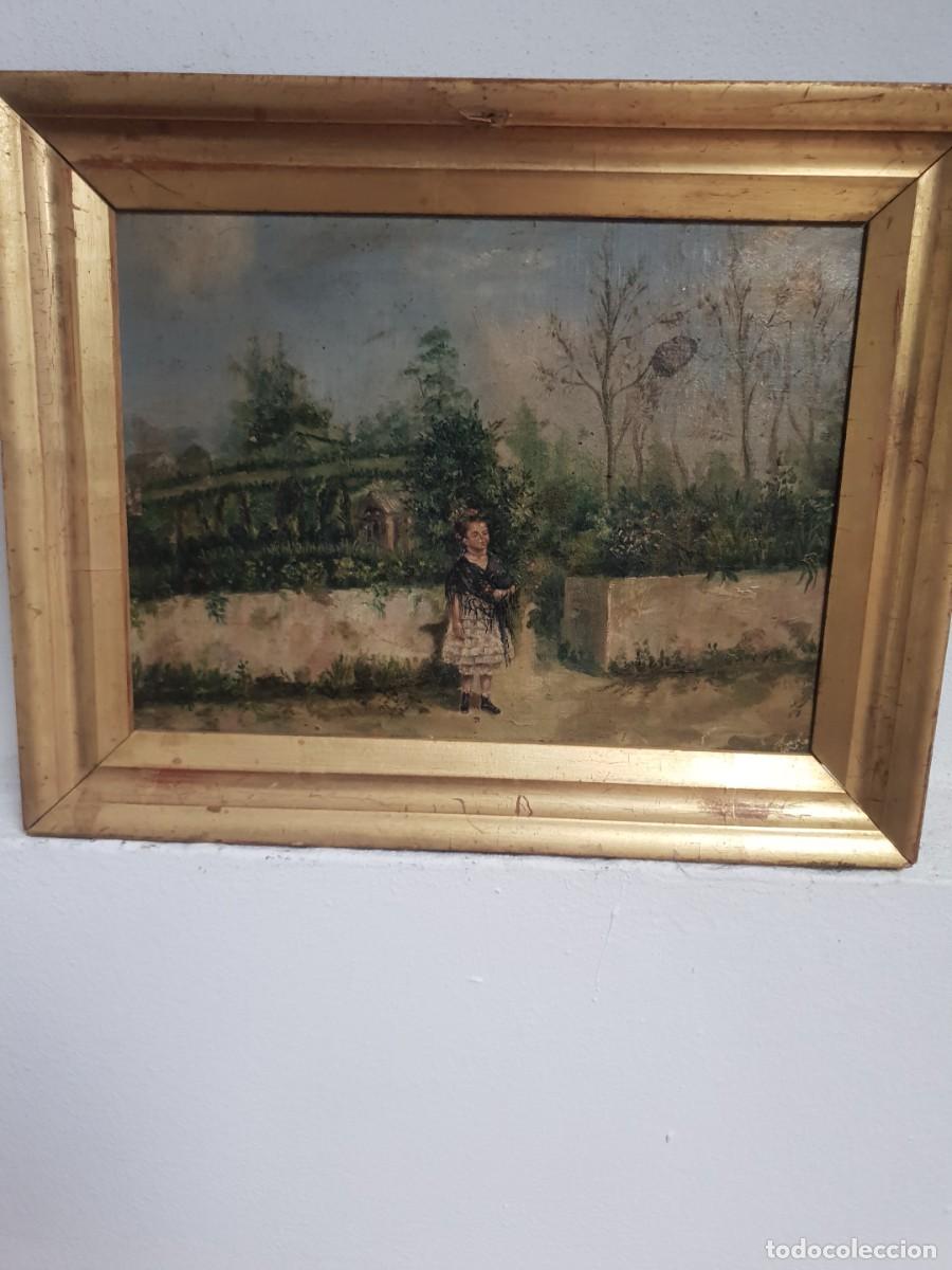 Arte: Jose Montenegro y capell jerez de la frontera oleo sobre lienzo no firmado