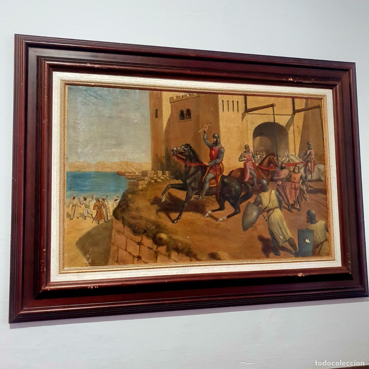 Arte: Pintura &oacute;leo La leyenda de Guzm&aacute;n el Bueno