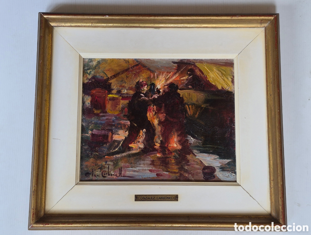 Arte: Gonzalez carbonell, oleo sobre tela.