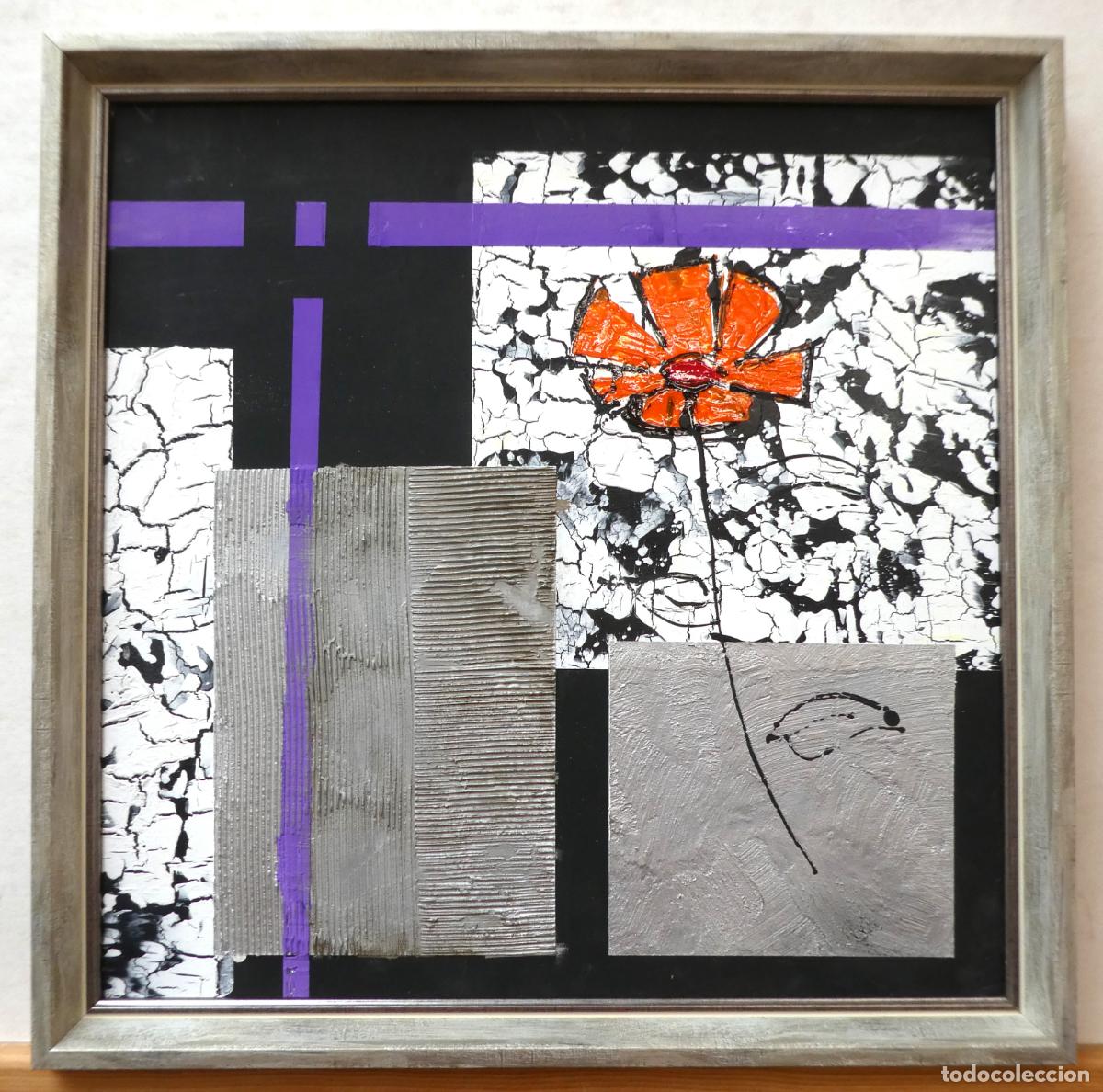 Arte: Oleo de Juan Gomez, mide 43X43 cm. y 47X47 cm con marco