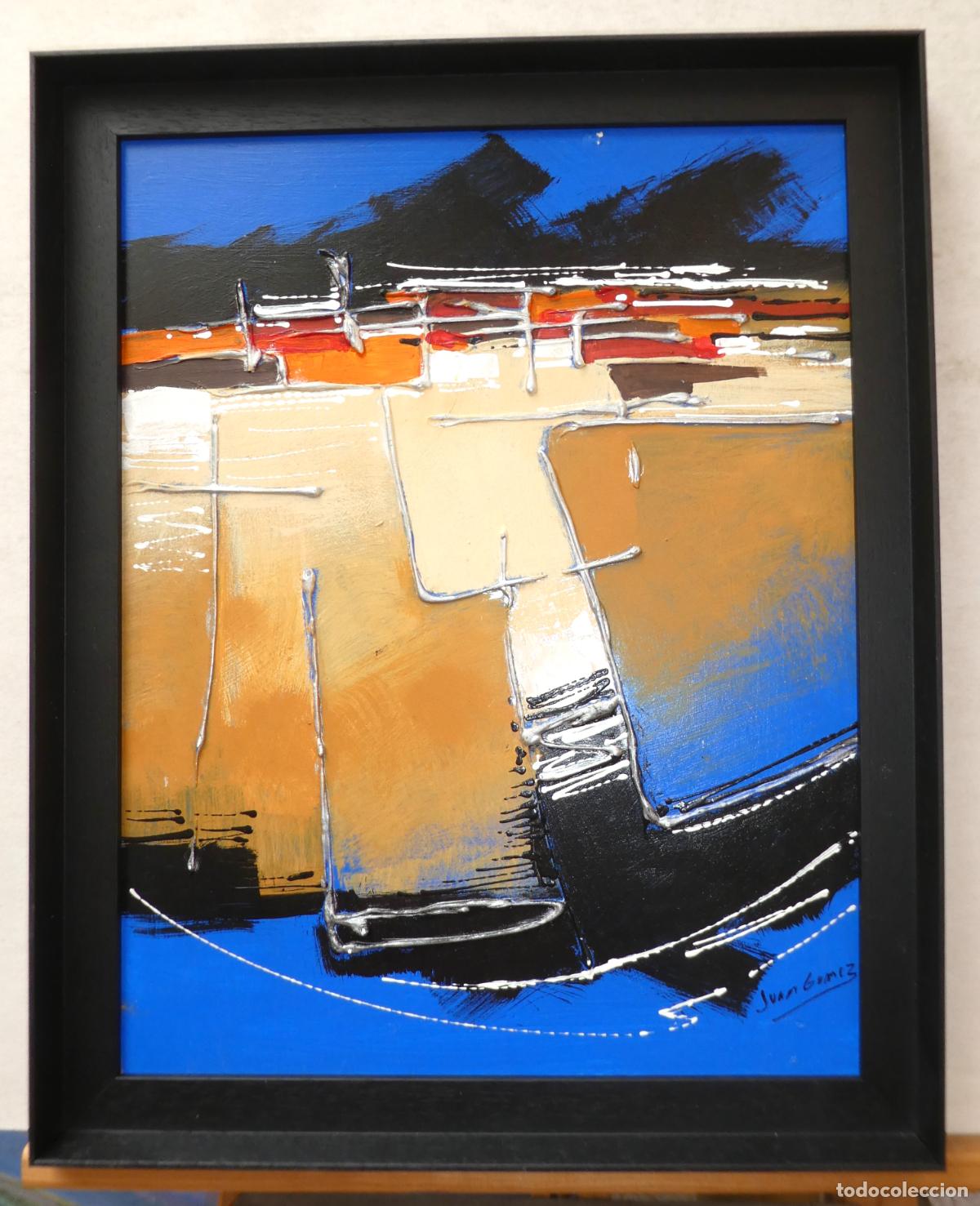 Arte: Oleo de Juan Gomez, mide 50X38 cm. y 56X45 cm con marco