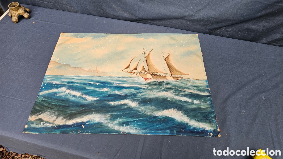 Arte: Pintura del famoso pintor canario Pastor Cabrera