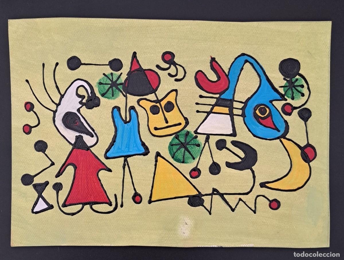 Arte: Obra an&oacute;nima estilo Joan Mir&oacute;