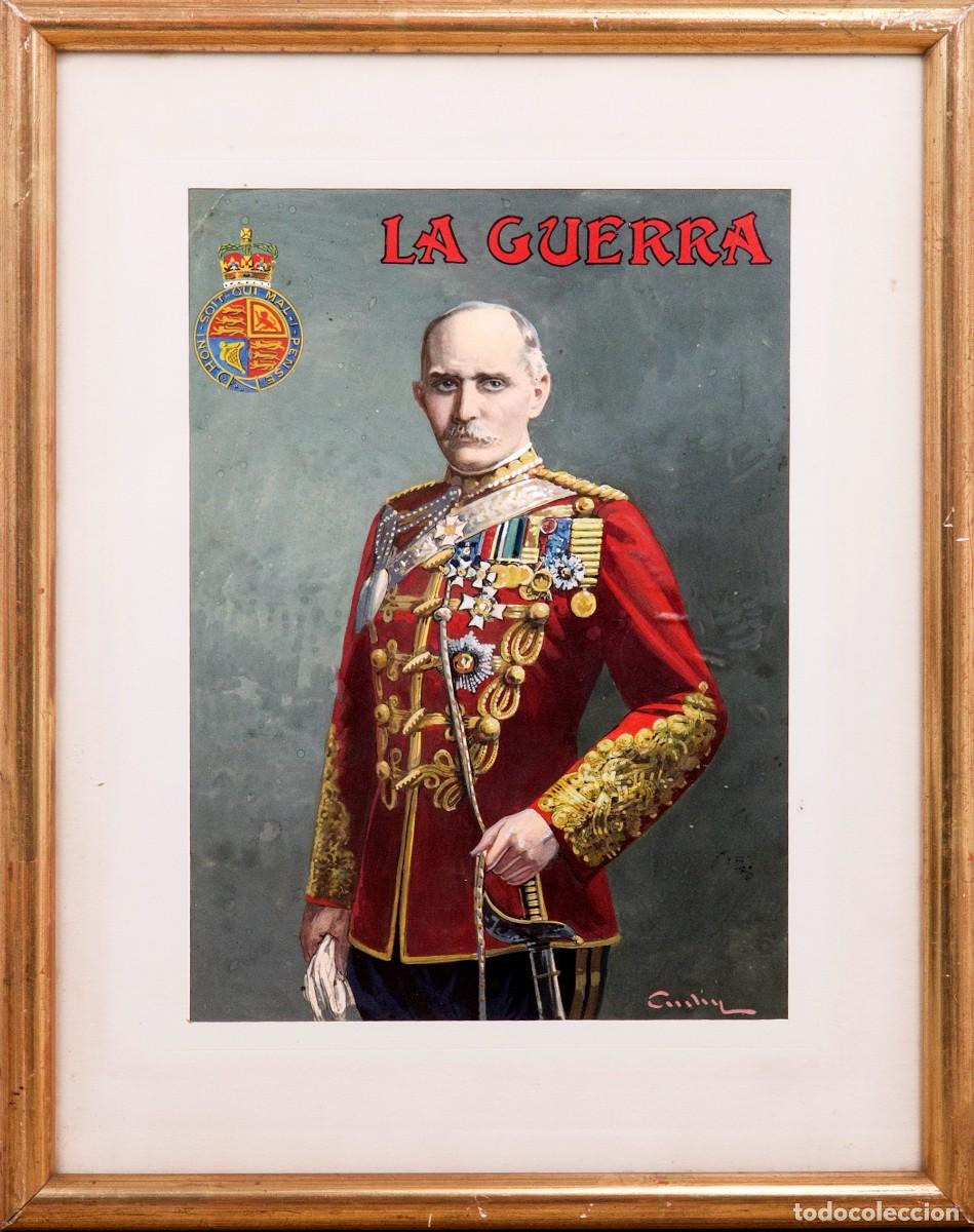 Arte: JOS&Eacute; CUCHY - PORTADA ORIGINAL PARA REVISTA LA GUERRA ILUSTRADA - 1905