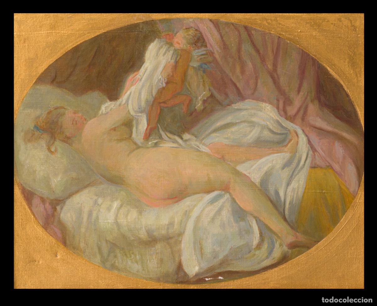 Arte: ESCUELA FRANCESA.- FIGURA FEMENINA