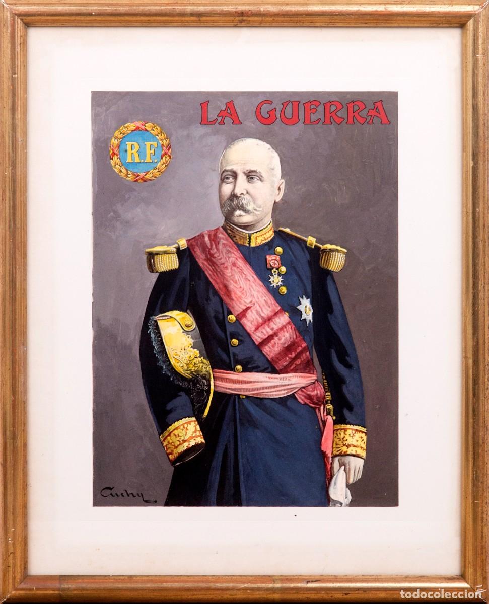 Arte: JOS&Eacute; CUCHY - PORTADA ORIGINAL PARA REVISTA LA GUERRA ILUSTRADA - 1905