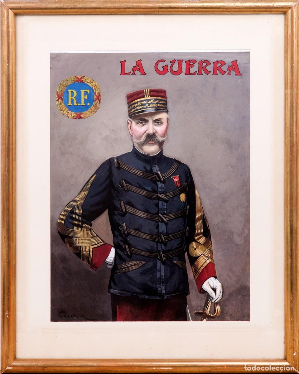 Arte: JOS&Eacute; CUCHY - PORTADA ORIGINAL PARA REVISTA LA GUERRA ILUSTRADA - 1905