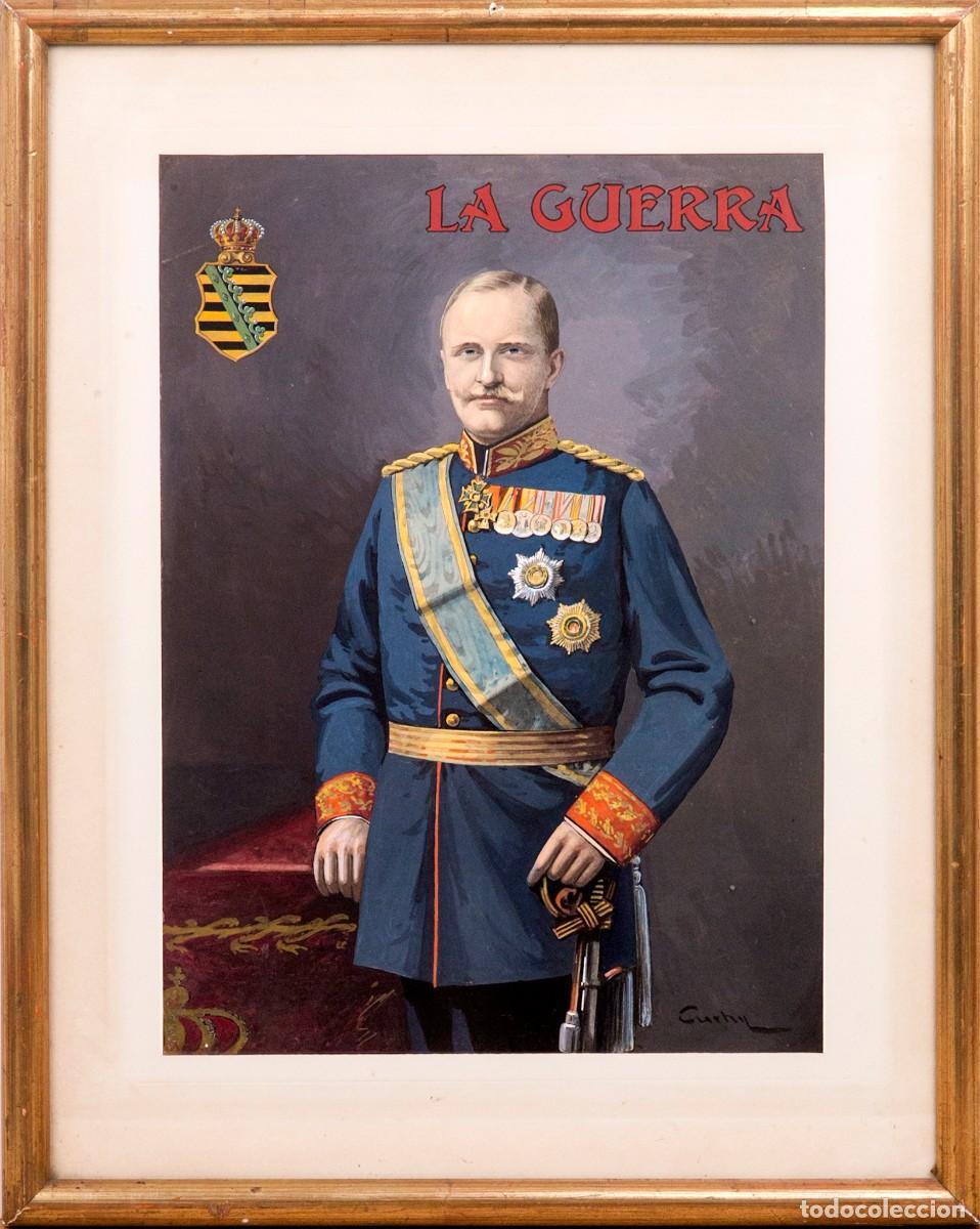 Arte: JOS&Eacute; CUCHY - PORTADA ORIGINAL PARA REVISTA LA GUERRA ILUSTRADA - 1905