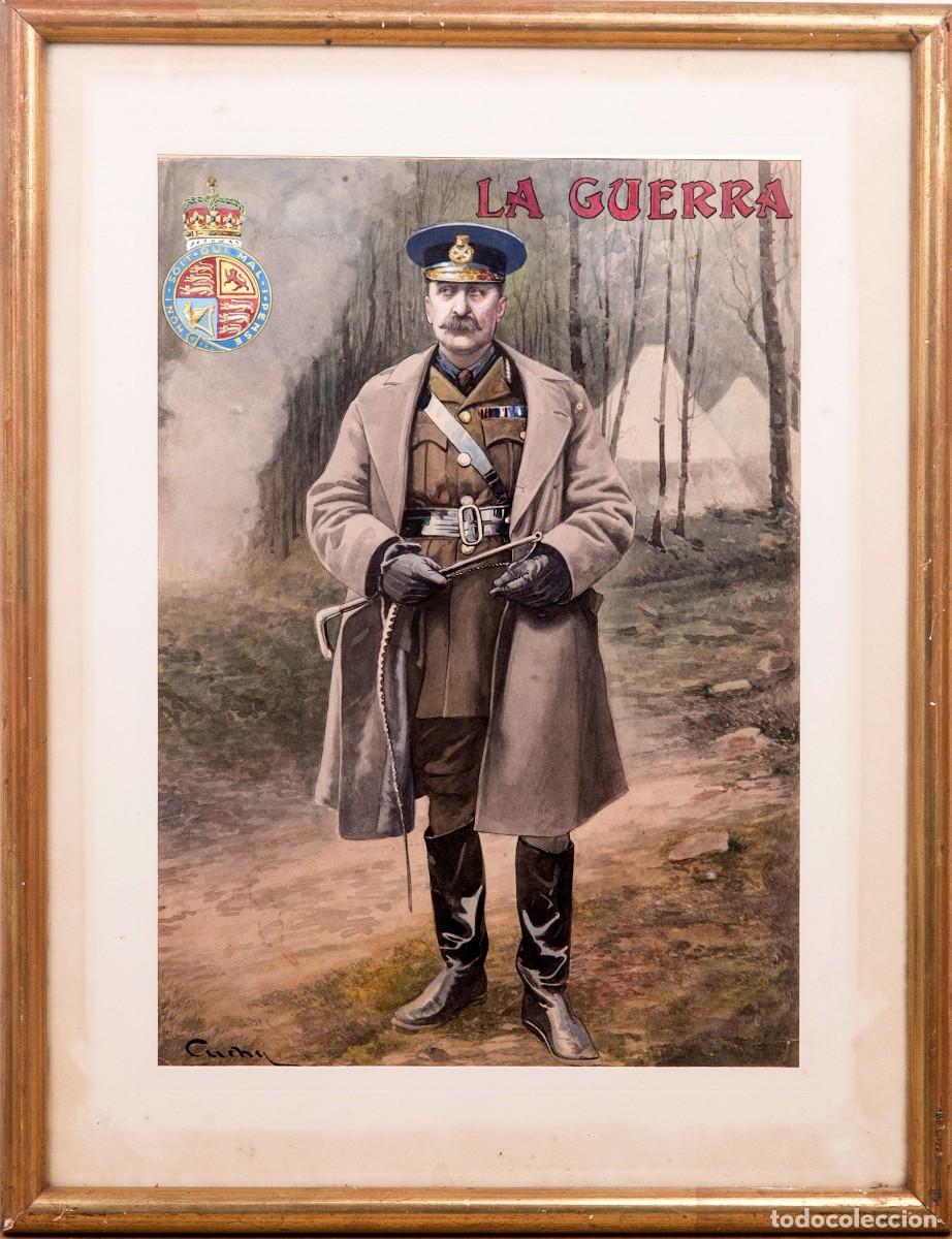 Arte: JOS&Eacute; CUCHY - PORTADA ORIGINAL PARA REVISTA LA GUERRA ILUSTRADA - 1905