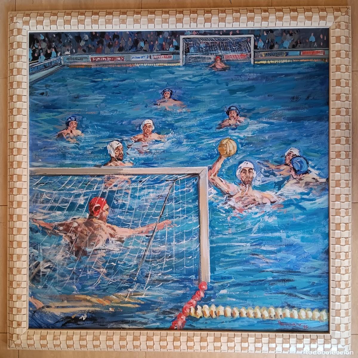 Arte: ANTONI ROMERO GODOY, PUIG-REIG 1954. &Oacute;LEO SOBRE TELA ENMARCADO 105 X 105. VER FOTOS.