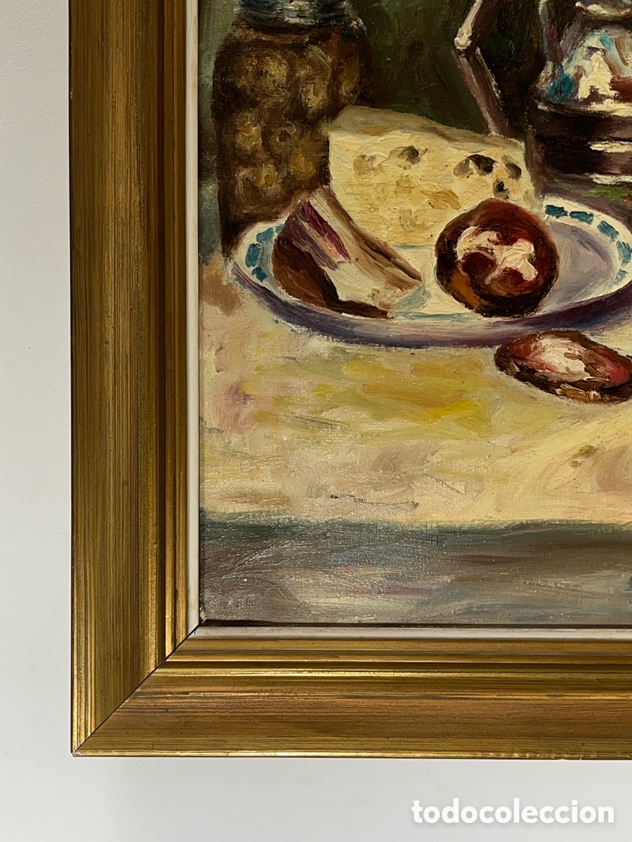 Arte: Bodeg&oacute;n de cocina tradicional al &oacute;leo de J. S&aacute;nchez - Foto 7